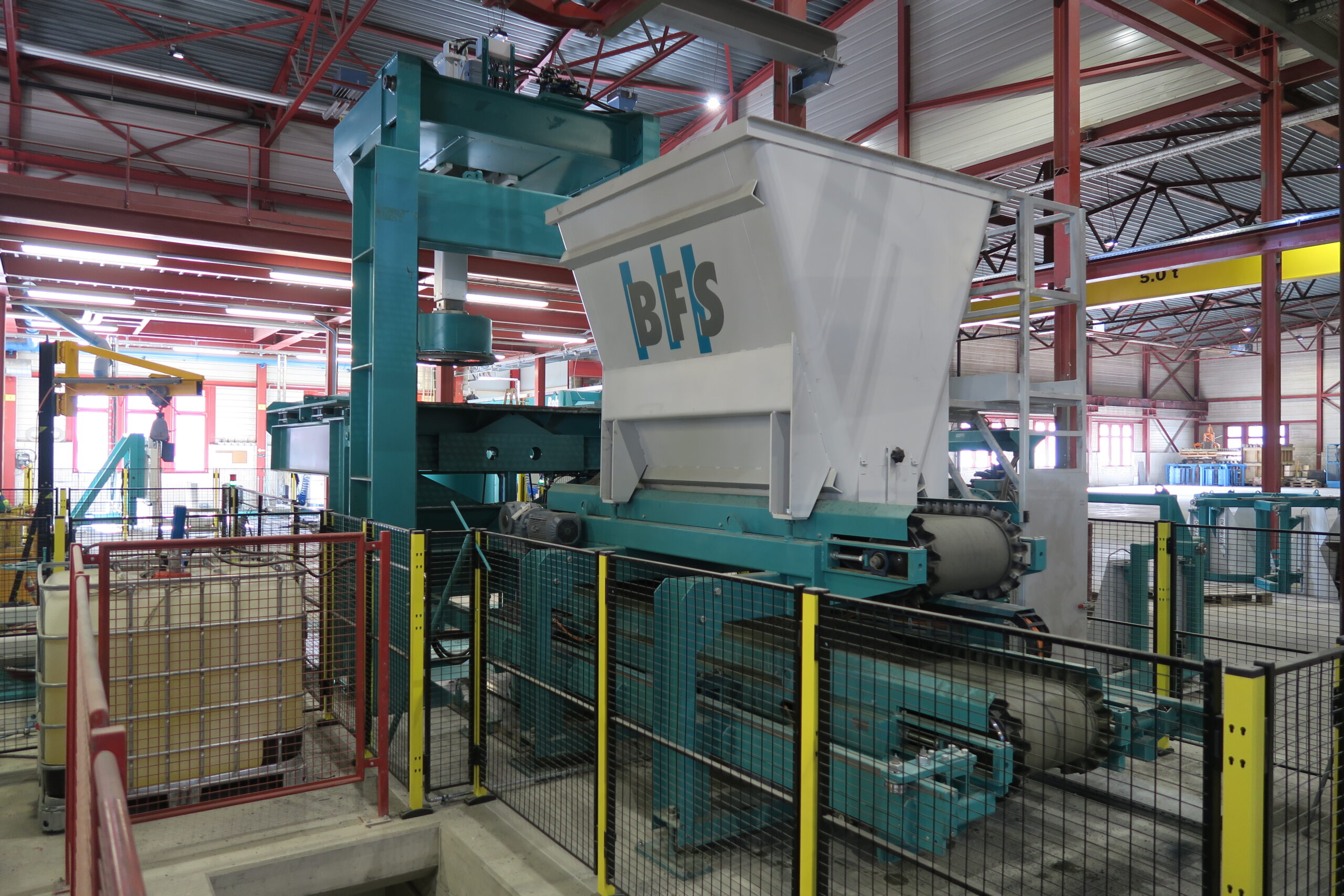 Eltecna Creabeton Produktions AG – BFS Rohrmaschine ATLANTIC 1510