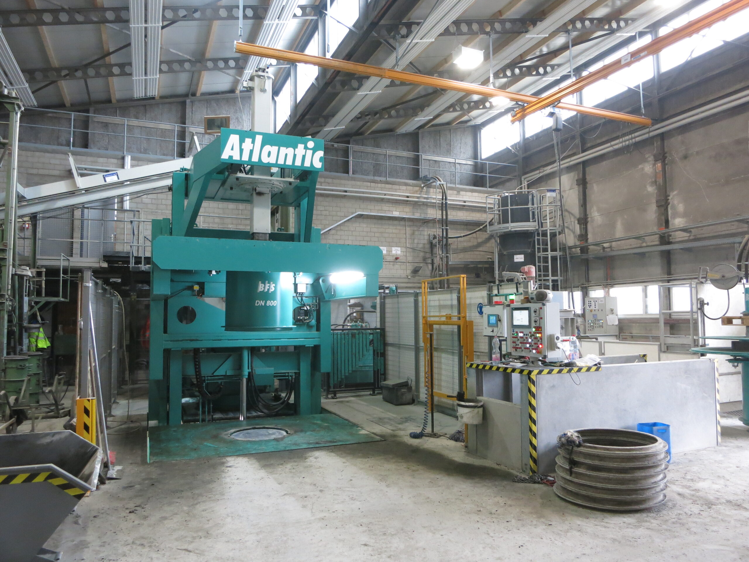 Eltecna Creabeton Produktions AG – BFS Rohrmaschine ATLANTIC 1510