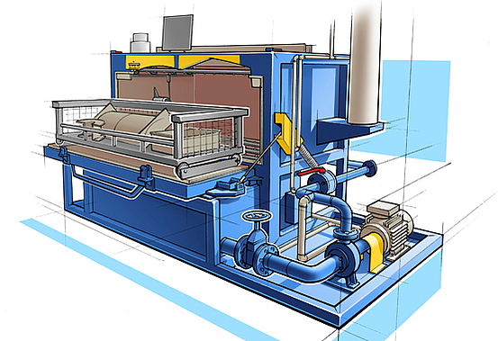 Eltecna Renzmann Teilewaschmaschine Lösemittelwaschmaschine Laugewaschmaschine