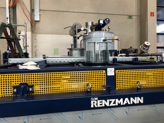 Eltecna Renzmann Waschmaschine Lösemittel Teilereinigung Zylinderreinigung