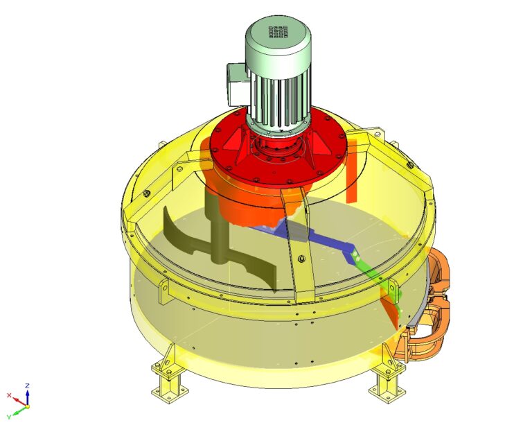 Eltecna Teka Turbinenmischer Betonmischer